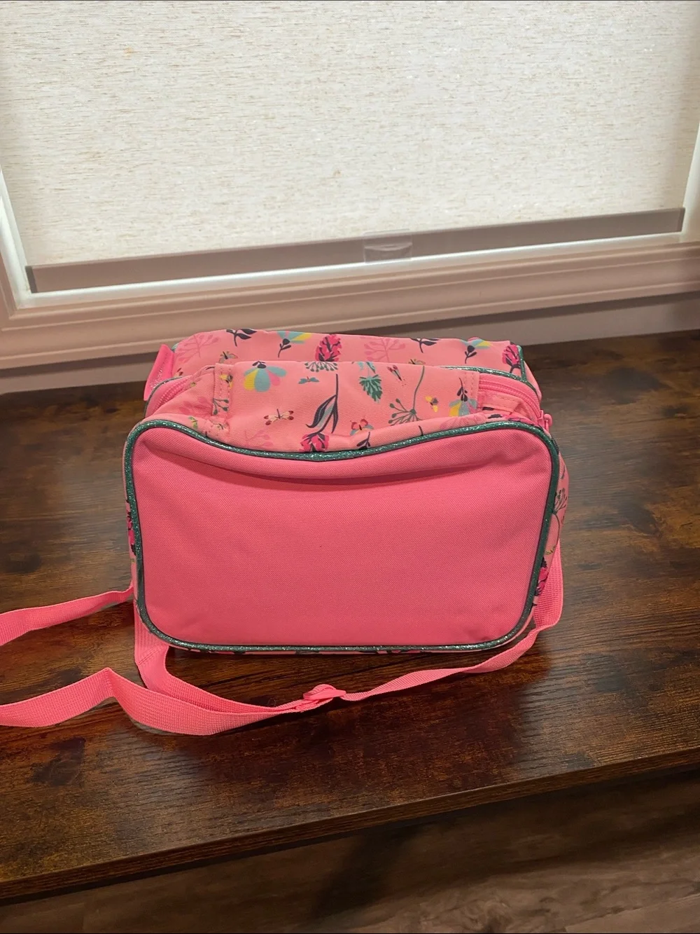 Jasmine Star Kids' Pink & Teal Lunch Bag - Beautiful & Unique NWT
